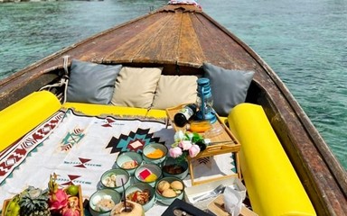 ทัวร์ เกาะแพ เกาะรัง ด้วยเรือหางยาวส่วนตัวสุดหรู (Set Beach Picnic)