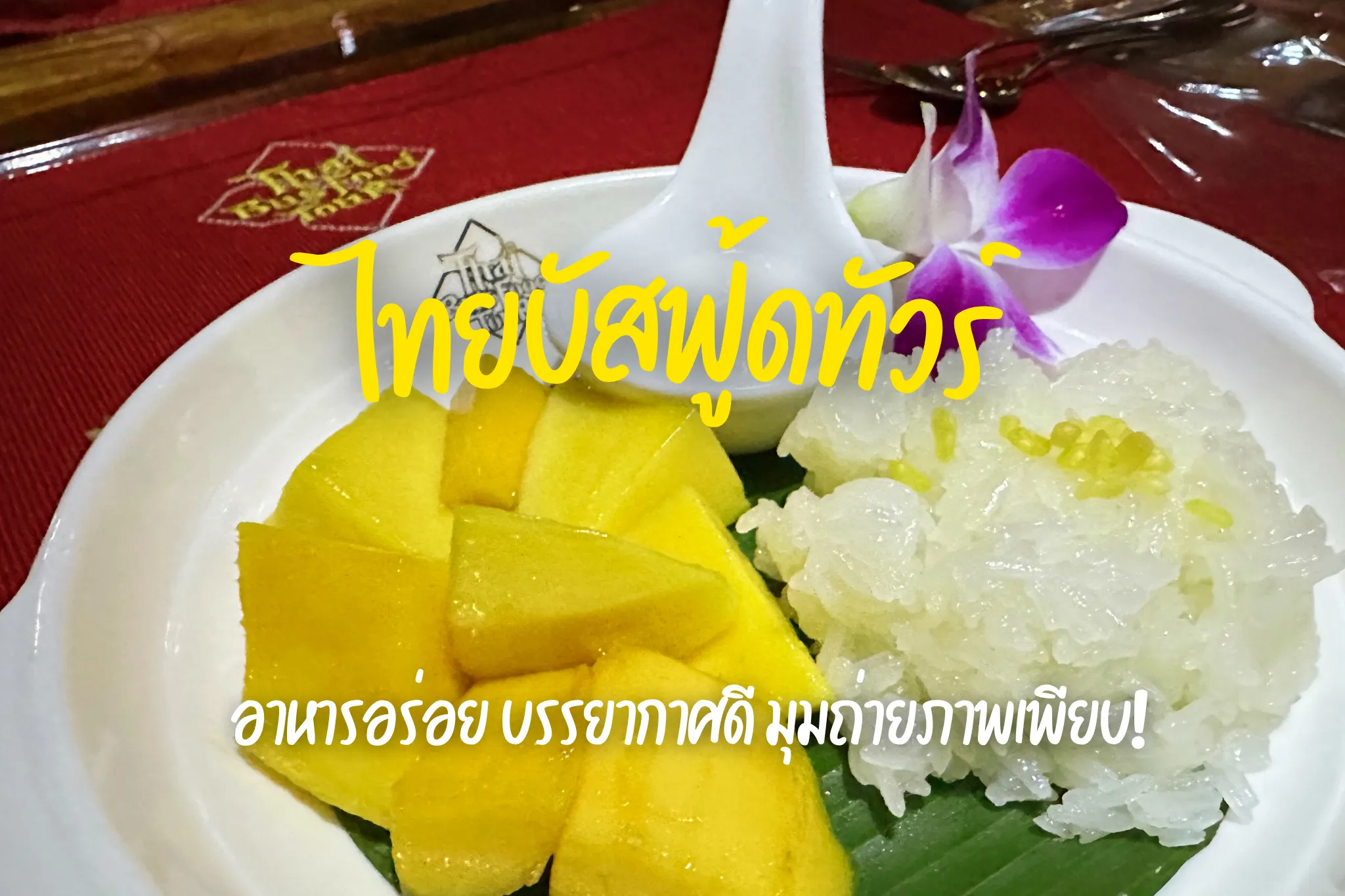 ลดสูงสุด 10% บัตรรับประทานอาหารของไทยบัสฟู้ดทัวร์