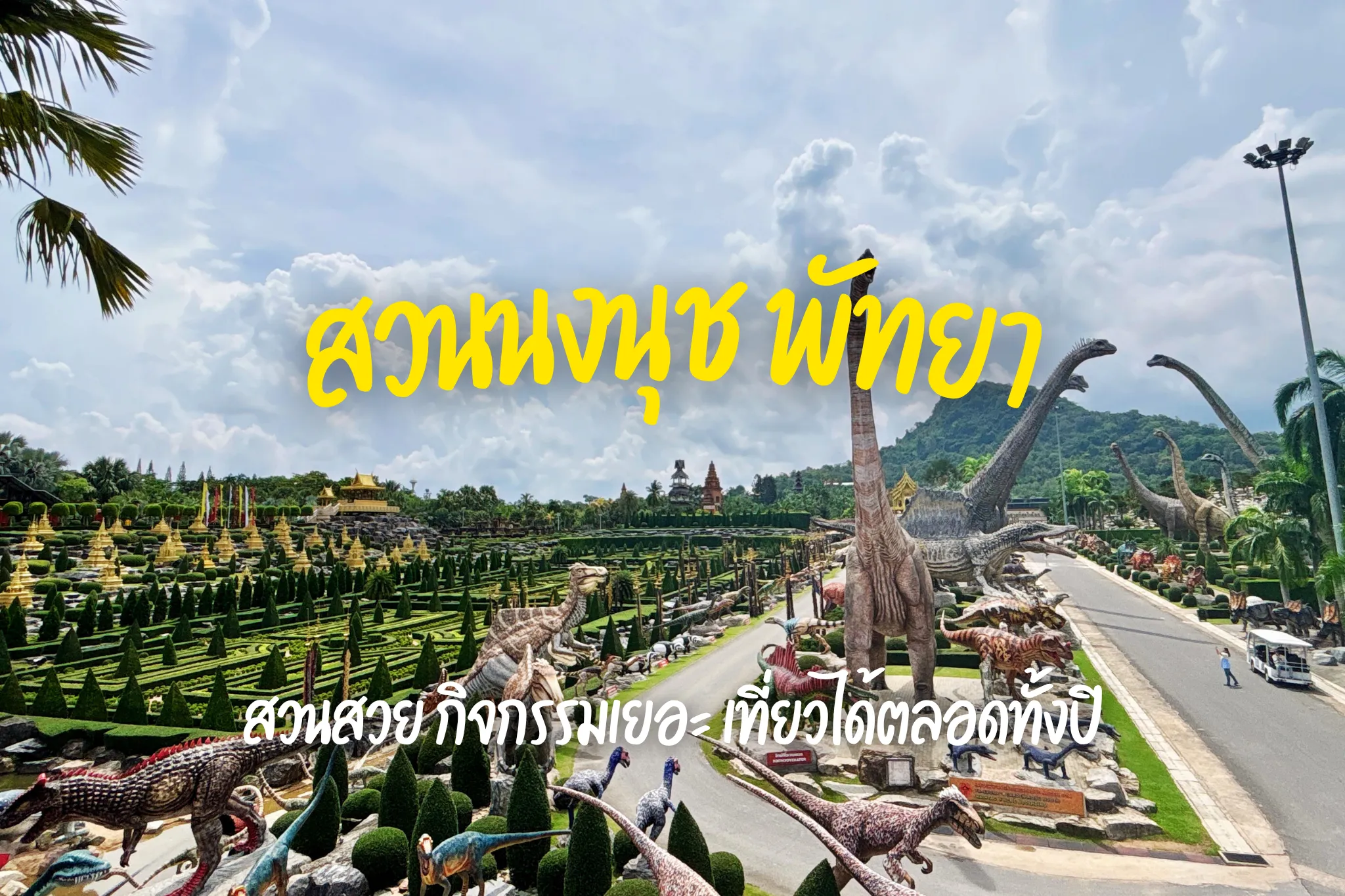 บัตรเข้าชมสวนนงนุช พัทยา ลดสูงสุด 40% จองและเข้าชมสวนได้เลยทันที